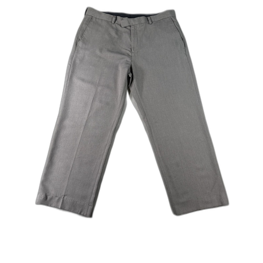 Kenneth Cole Reaction Slim Fit 38 X 30 Pants Dress 38x30 Gray 100% Polyester